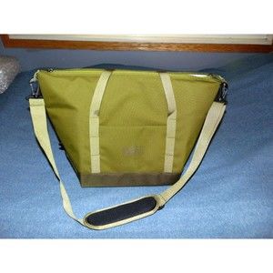 REI Co-Op Cooler Pack-Away 12 Soft Canvas Tote Hiking Camping Insulated Green